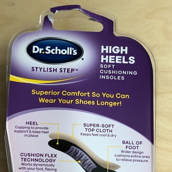Dr Scholl's Stylish Steps High Heels Cushioning Insoles - Picture 5 of 7